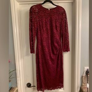 Burgundy Ralph Lauren dress